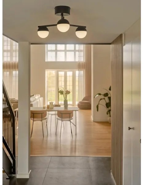 Nordlux - Felületre szerelhető csillár CONTINA 3xG9/5W/230V fekete