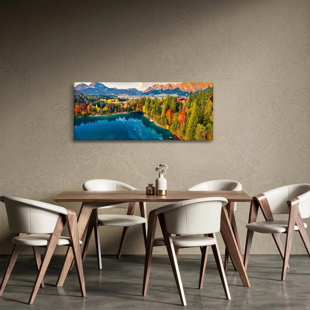 Kép - Urisee-tó, Ausztria (120x50 cm)