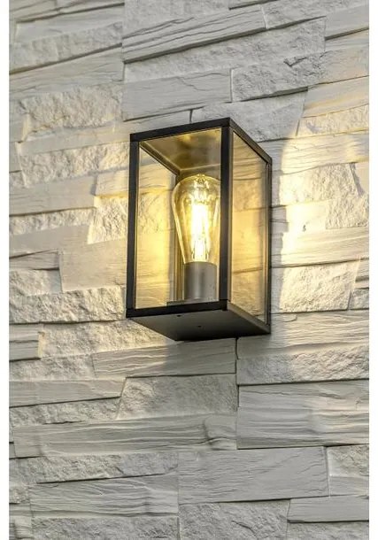 Lámpa Kerti lámpatest VENTANA-H, E27,, MAX. 20W, IP54, AC220-240V, 50-60Hz, fekete