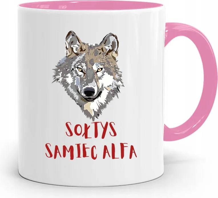 Soltys Bögre Rózsaszín Soltys Hím Alfa nyomott mintával