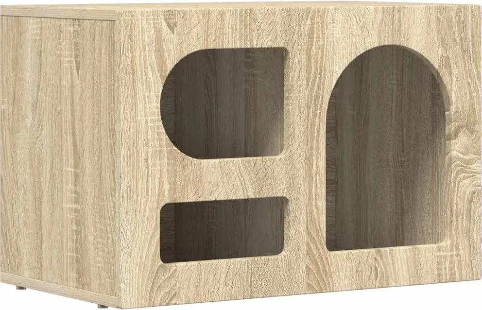 vidaXL TV szekrény Sonoma tölgy 60 x 35 x 40 cm Faanyag