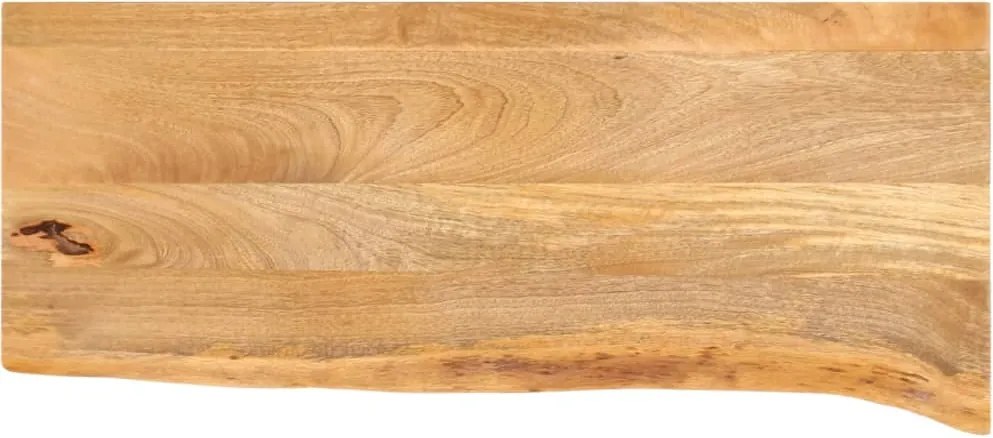 vidaXL tömör mangófa természetes élű asztallap 80 x 40 x 2,5 cm