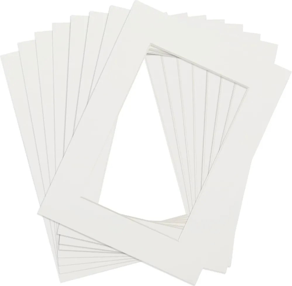 Passe-partout Lámpatest 15x21 Keret Fehér Képkeret