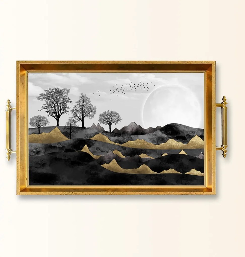 Üveg tálca, 38×24 cm – TPEA9827