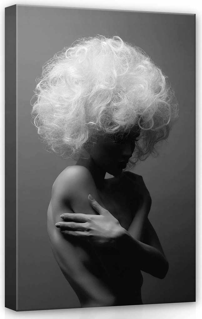 Vászonkép 40x60 Elegancia dráma árnyék fény textúra ölelés szépség