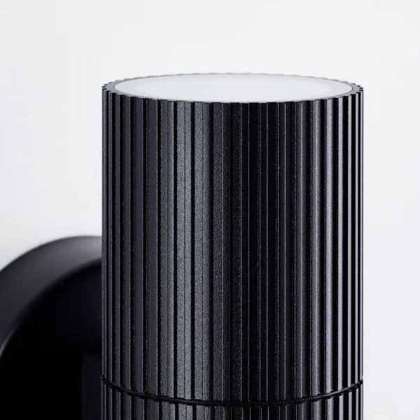 Brilliant - Kültéri fali lámpa KEOLA 2xGU10/10W/230V IP44 fekete