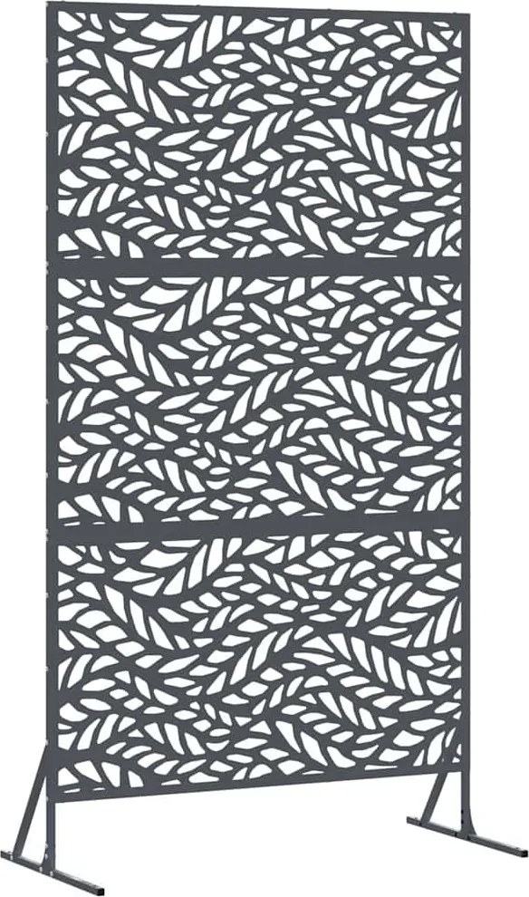 vidaXL Magánszféra Képernyő Antracit 100 x 50 x 180 cm Acél