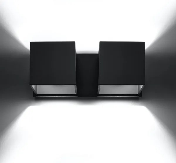 Sollux SL.0657 - QUAD fali lámpa 2xG9/40W/230V fekete