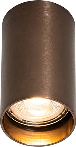 Okos süllyesztett spotlámpa sötét bronz színben, Wifi GU10 50 mm-es - Tuba