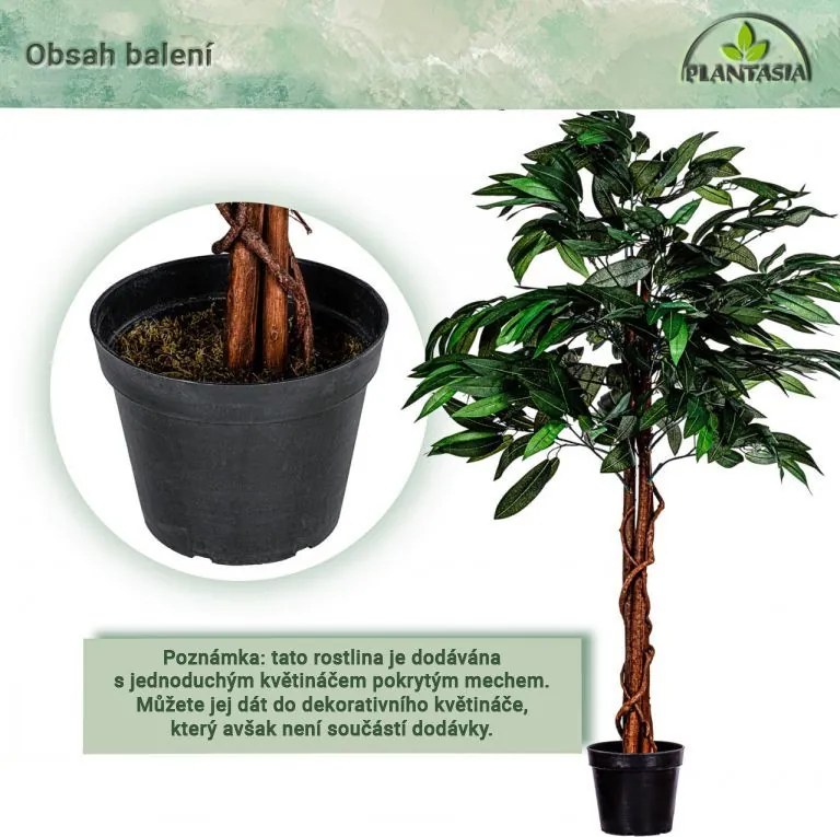 PLANTASIA Műnövény mangófa 120 cm