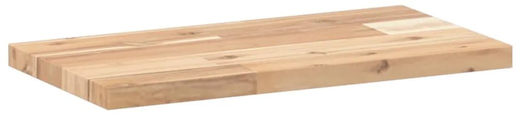 kezeletlen tömör akácfa függőpolc 60 x 20 x 2 cm