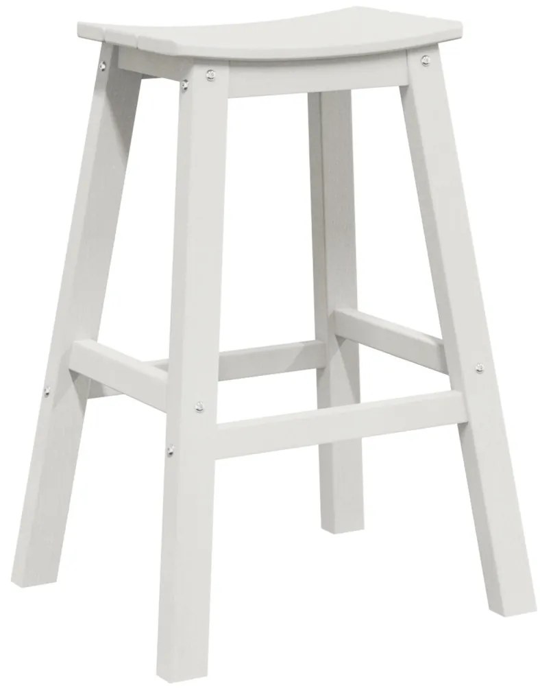 bárszékek 2 db Fehér HDPE