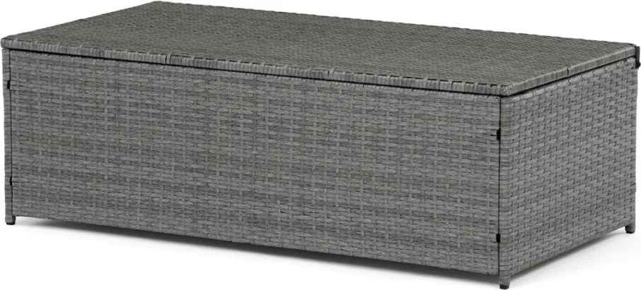 Kerti bútor garnitúra, polyrattan, szürke, AZ-F1911 GREY
