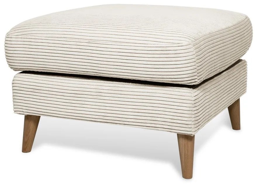 Fehér kordbársony lábtartó Paris – Scandic