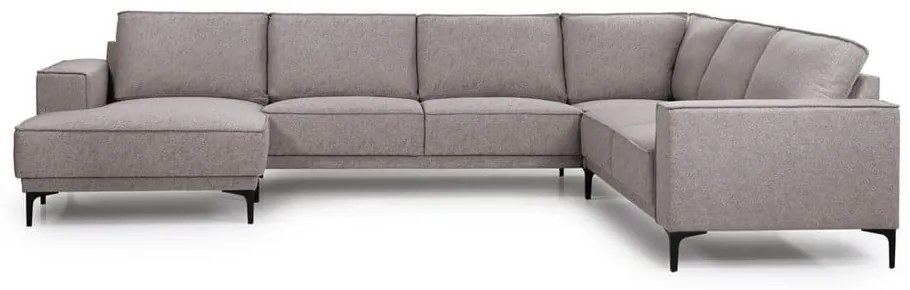 Szürke sarokkanapé (bal oldali-"U" alakú) Copenhagen – Scandic