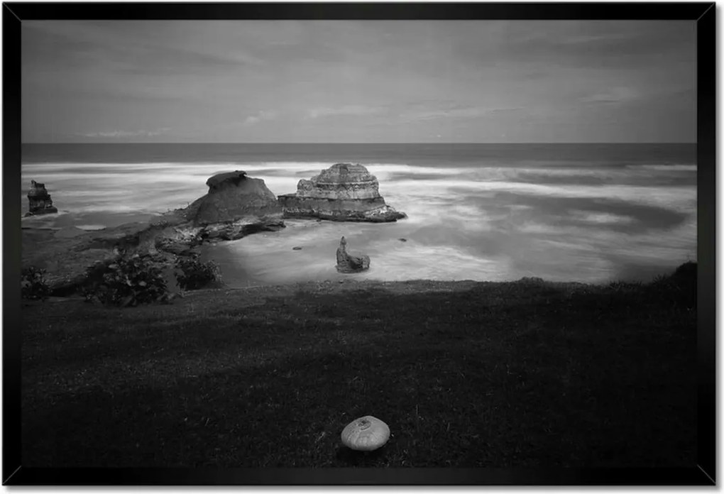 Poszterek keretben 60x40 Hosszú tengerpart Costa Ricában