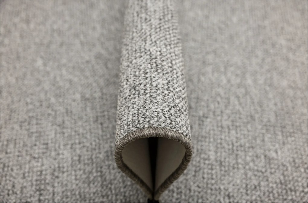 Hurokszőnyeg Szürke Melange Grafit Filc Nappaliba Luton 350x400 cm