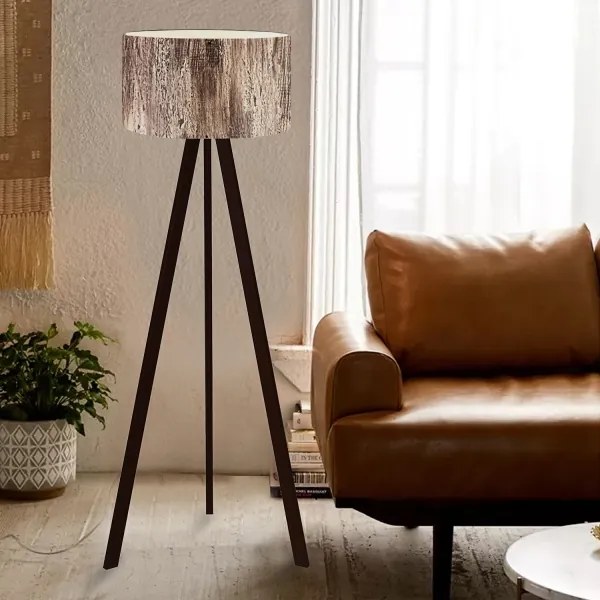 Állólámpa AYD 1xE27/40W/230V barna