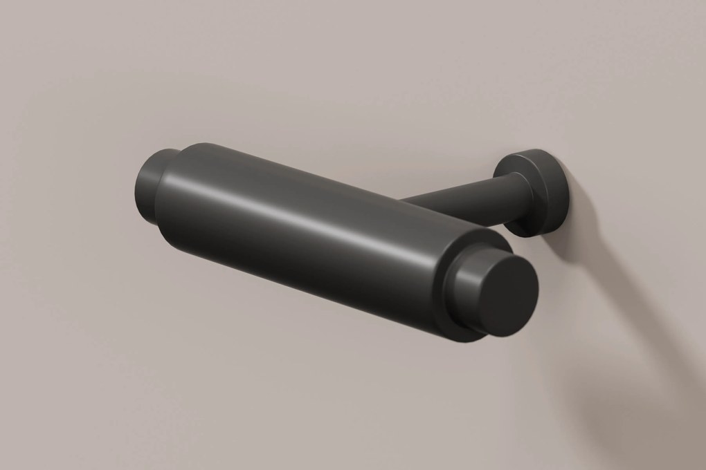 Lorini éjjeliszekrény fiókkal 45 cm - kasmír / fekete T-bar fogantyú