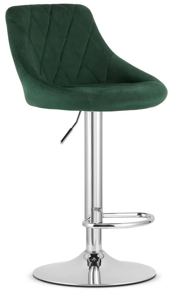 Zöld bárszék KAST VELVET