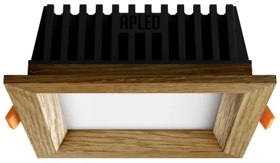 APLED - LED Lámpa SQUARE WOODLINE LED/6W/230V 3000K 12x12 cm tölgy tömör fa
