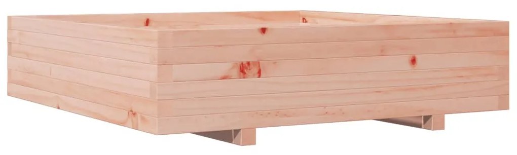 vidaXL tömör duglászfenyő kerti virágláda 100 x 100 x 26,5 cm
