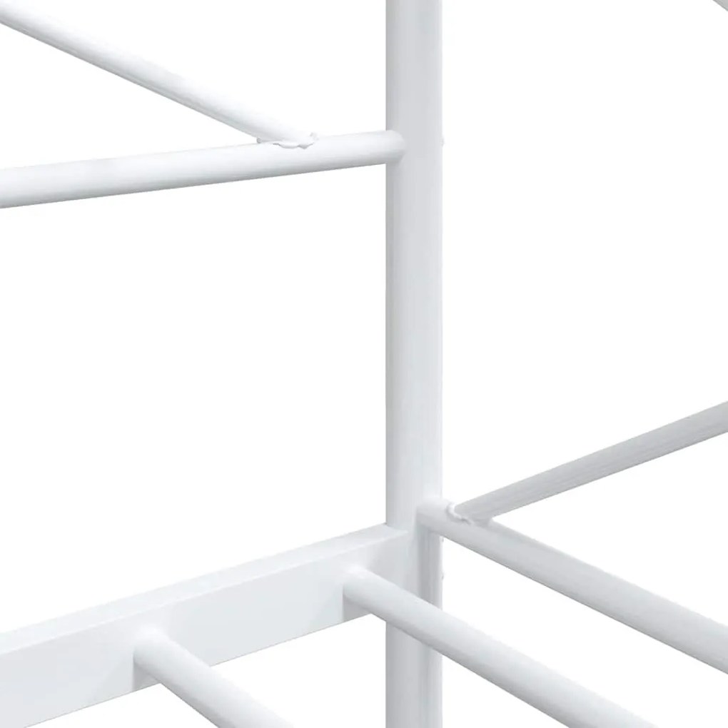 kanapéágy matrac nélkül fehér 90x200 cm acél