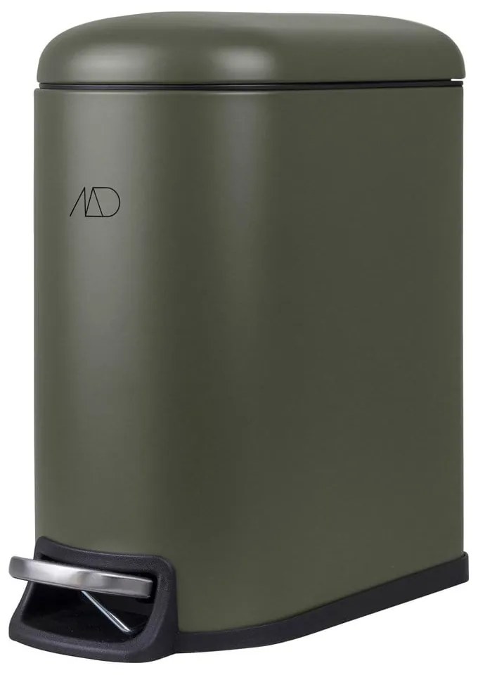 Sötétzöld fém pedálos szemetes 5 l Mini Walther – Mette Ditmer Denmark
