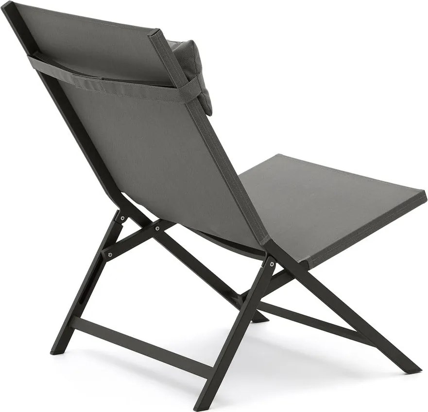 Szürke fém kerti fotel Canutells – Kave Home