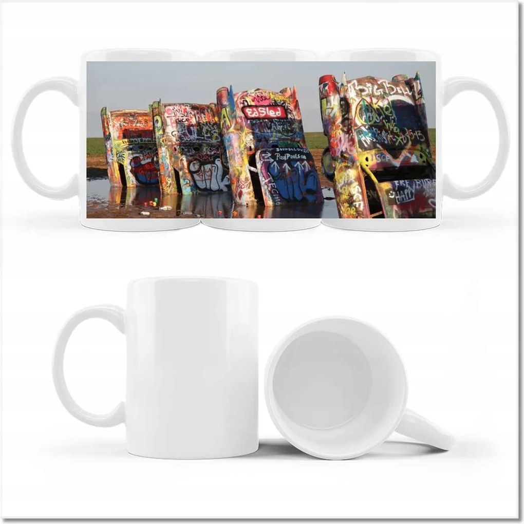 Cadillac mintás bögre