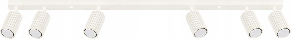 Mennyezeti Lámpa Reflektor Tuba Spot 6x GU10 Bézs Karbon 1604 Sollux