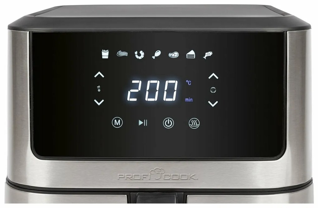ProfiCook FR 1269 H hőlégfúvós sütő, 8 l