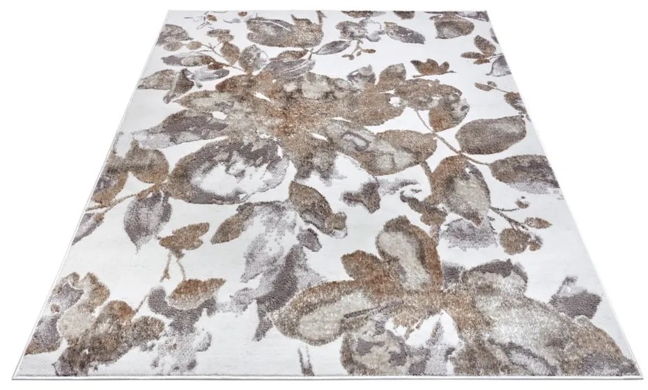 Szürke-barna szőnyeg 120x170 cm Shine Floral – Hanse Home