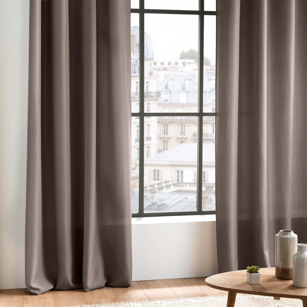 Barna függöny 140x280 cm Essentiel – douceur d'intérieur