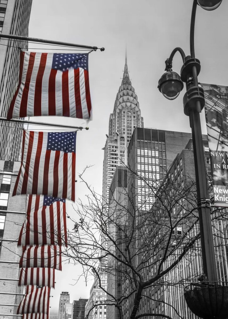 Poszter 50x70cm Chrysler Building New York 12, Assaf Frank