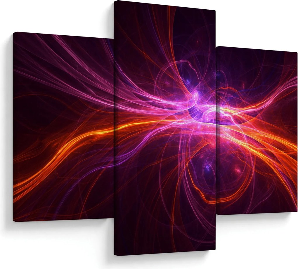 Modern absztrakció képe (90x60 cm)