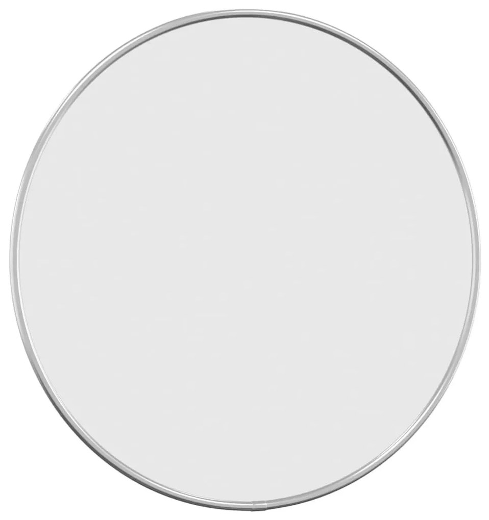 ezüstszínű falitükör Ø 40 cm Kerek