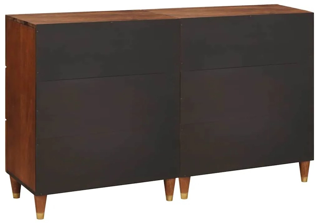 Szófa összeállítás 2 pcs Barna 60 x 33.5 x 75 cm Tömör mangófa