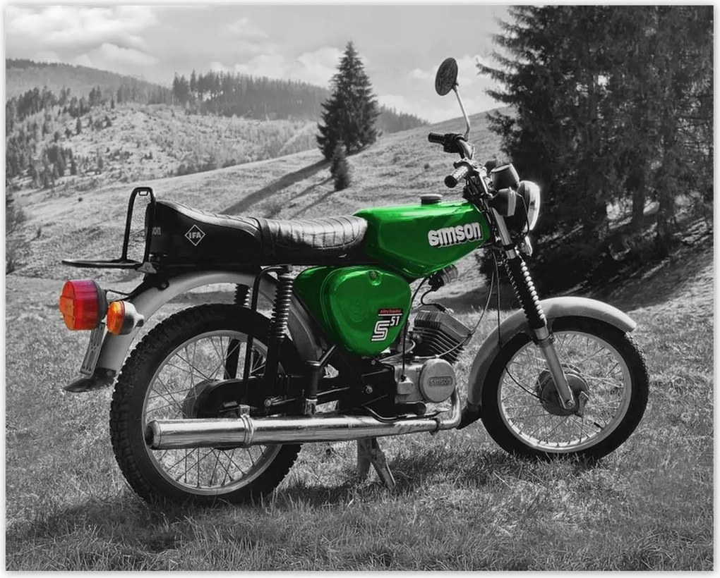 Poszterek 50x40 Zöld Simson S51 E