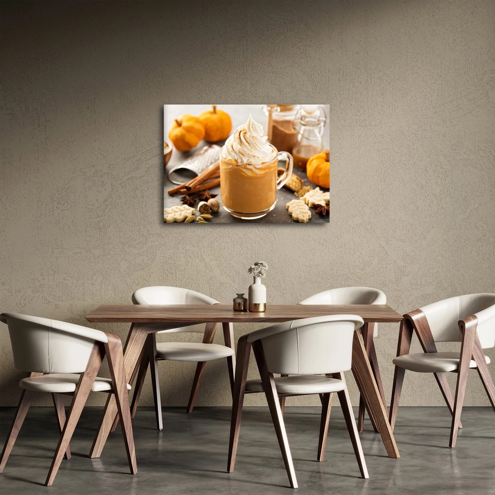 Kép - Tök latté (70x50 cm)