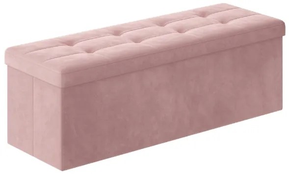 Taburette tárolóhellyel OTTOMAN 110x38 cm, rózsaszín