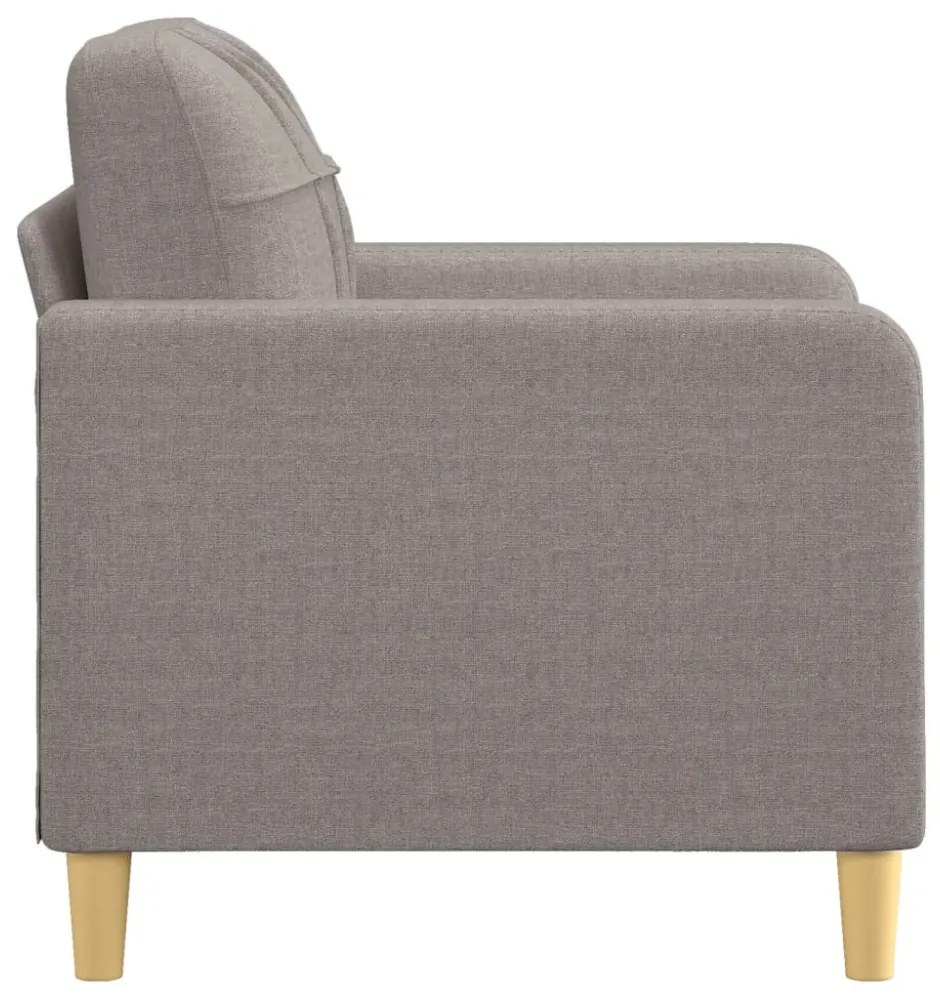 tópszínű szövet kanapéfotel 60 cm