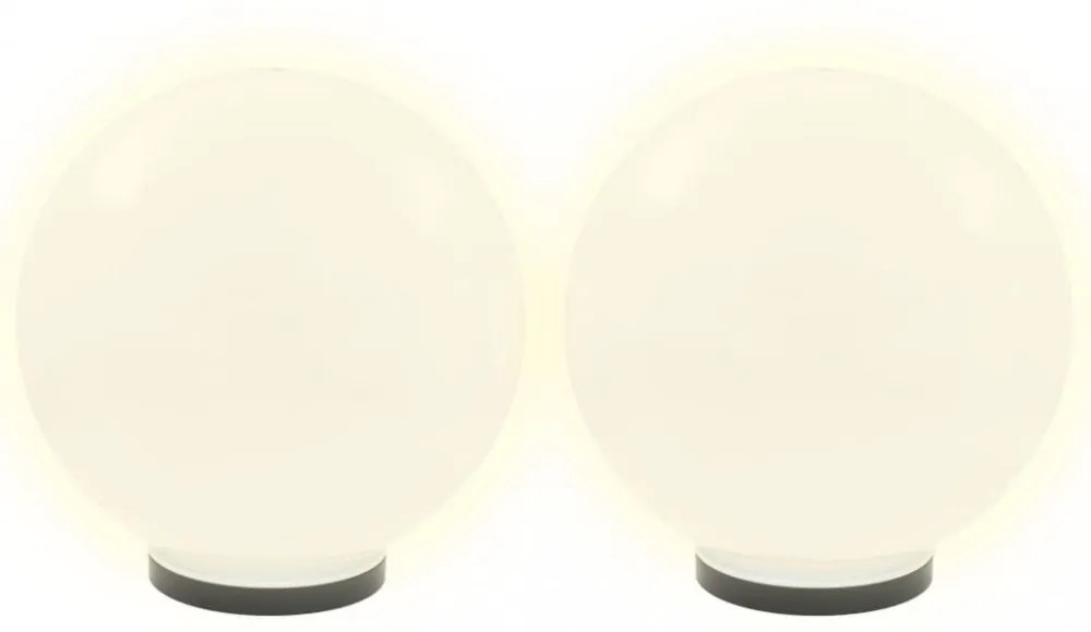 4 db LED gömblámpa 40 cm PMMA