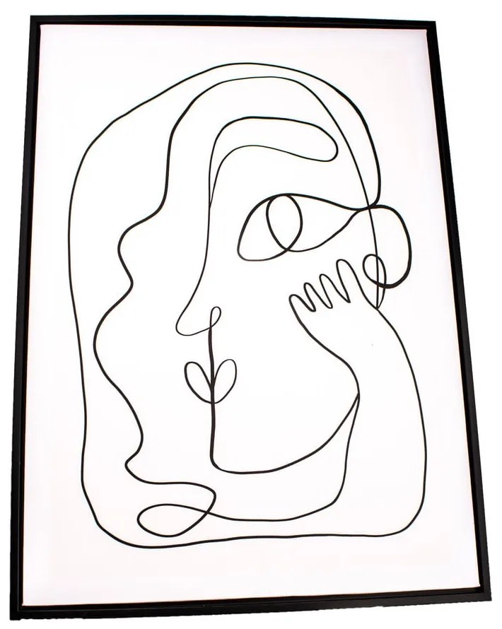 Silhouette keretes fali kép, 40 x 50 cm - Dakls