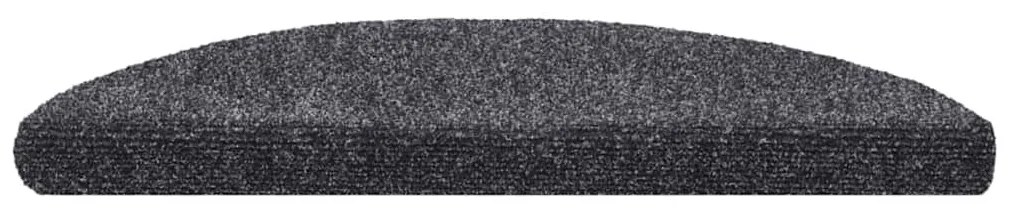 20 db sötétszürke öntapadó lépcsőszőnyeg 56 x 17 x 3 cm