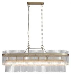 Searchlight 11400-8GO - Láncos csillár LARA 8xE27/60W/230V