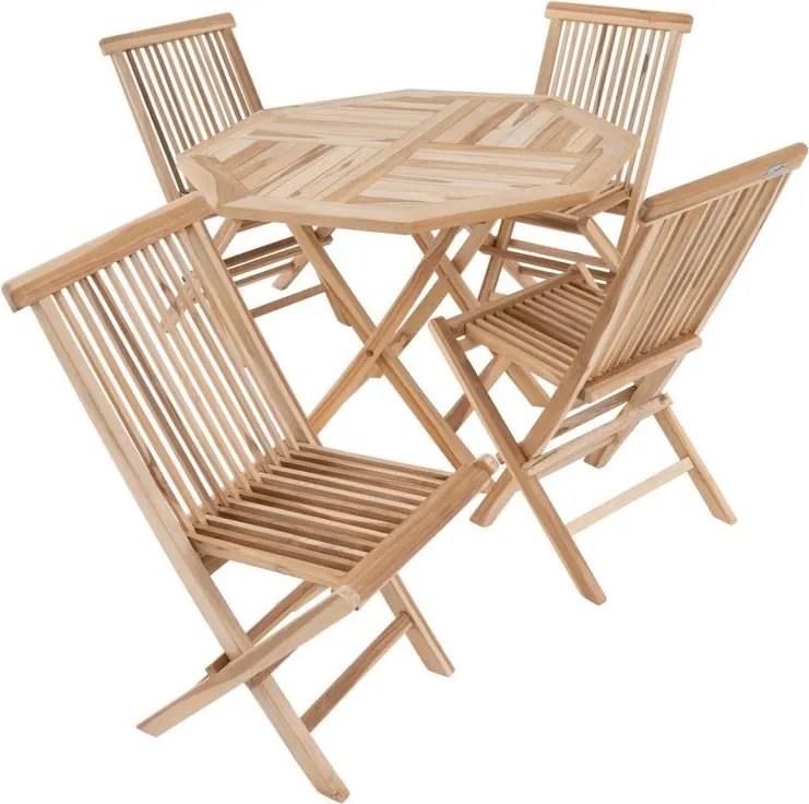 Kerti bútor készlet DIVERO® GL5524 - tíkfa