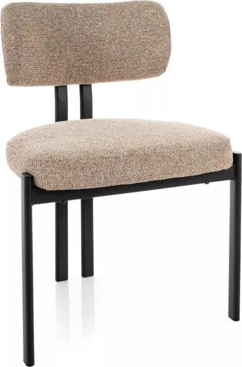 Misaki étkezőszék bézs/fekete