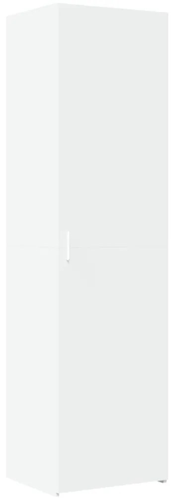 fehér szerelt fa magasszekrény 50x42,5x185 cm