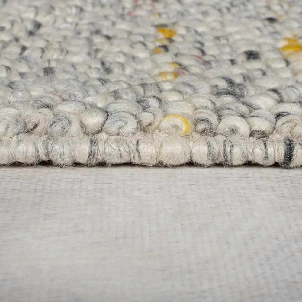 Krémszínű kézi szövésű gyapjúkeverék szőnyeg 120x170 cm Minerals – Flair Rugs